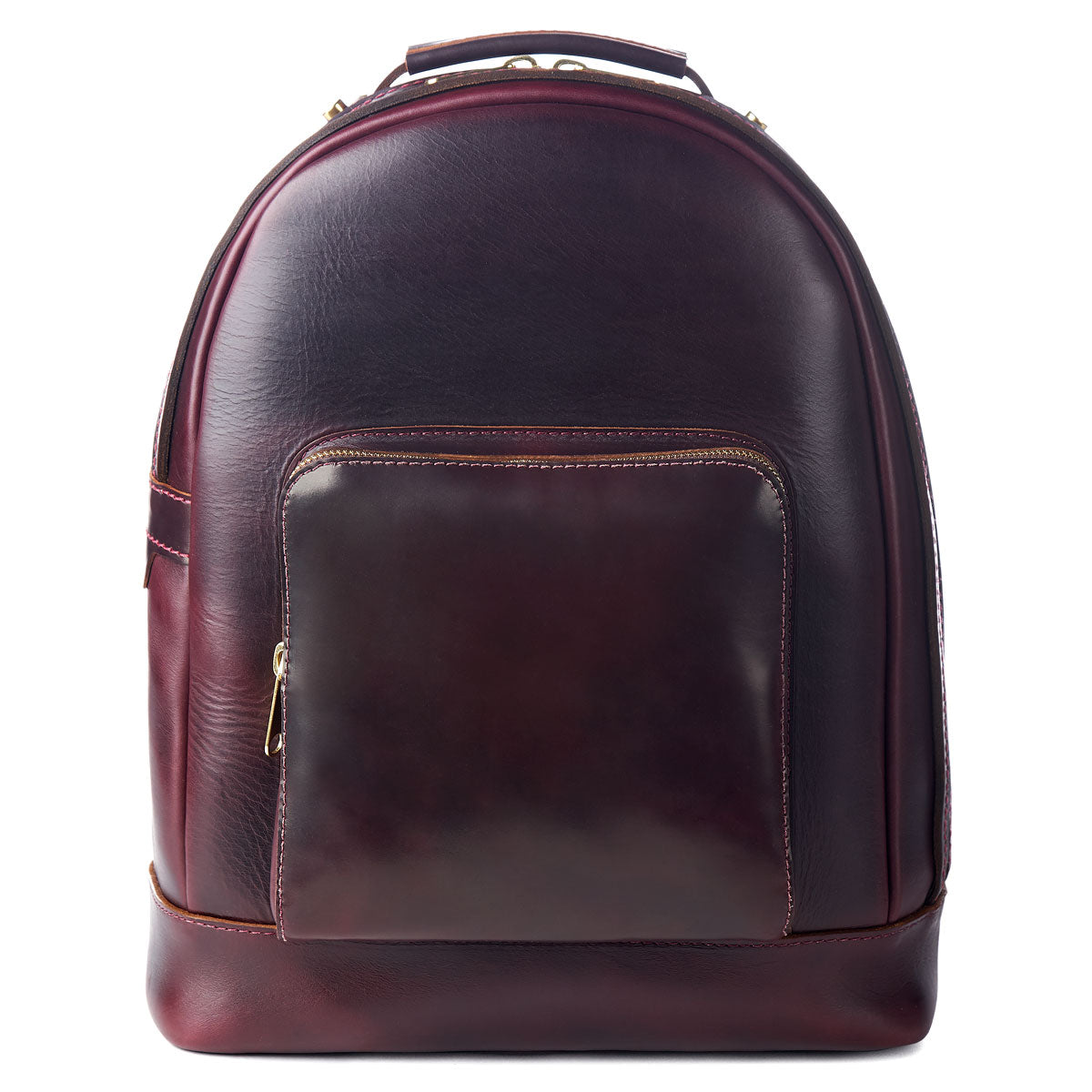 cordovan leather backpack Randoseru | Cordovan Randoseru including a large front slip pocket LAULOM BACKPACK No. 2 (2019)